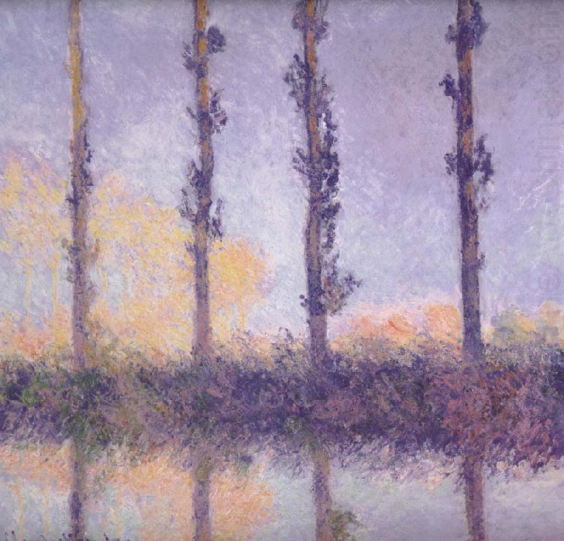 fFour Trees, Claude Monet